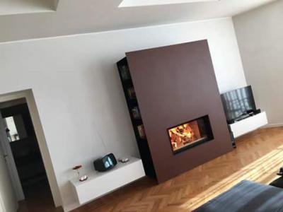 Stalowe obudowy kominkowe Tapis