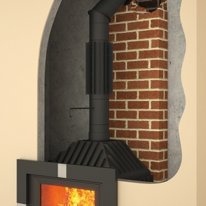 System przyłączy kominowych z czarnych blach stalowych DARCO SPK