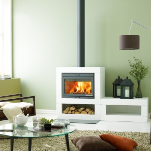 Kominek i zieleń, fot. Jotul